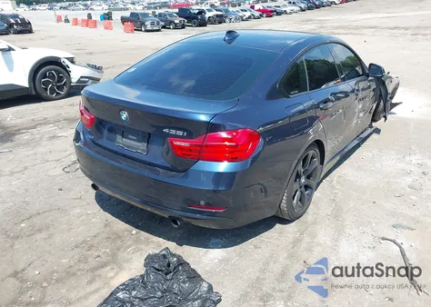2015 BMW 435I Gran Coupe from USA, damaged, VIN WBA4B1C51FD955414